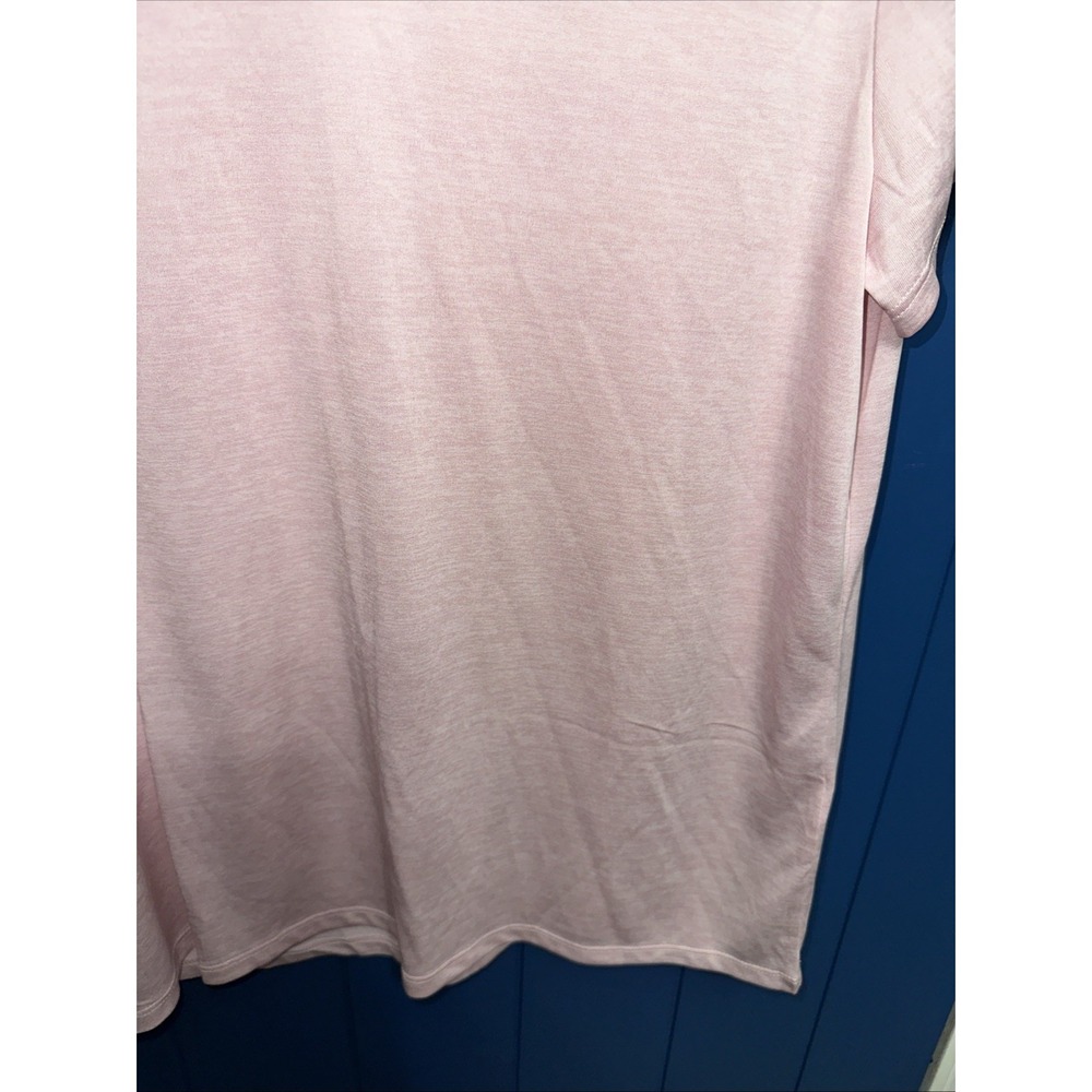 Under Armour Women Tech‎ V-neck Loose Short Sleeve T-shirt Moisture Wicking Pink - Picture 5 of 12